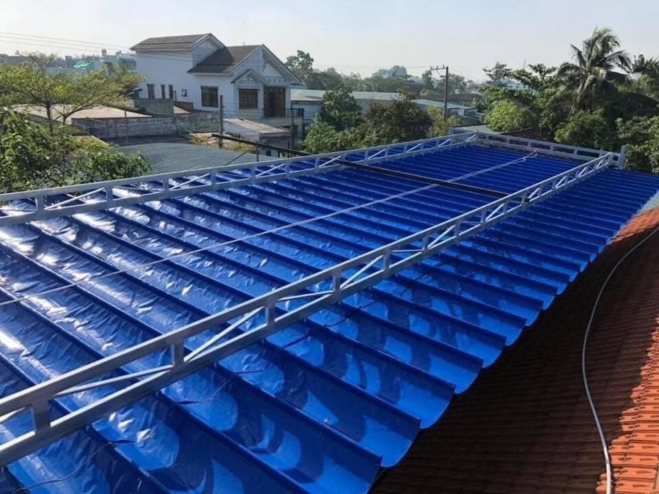 Mái Xếp che Nhà Xưởng