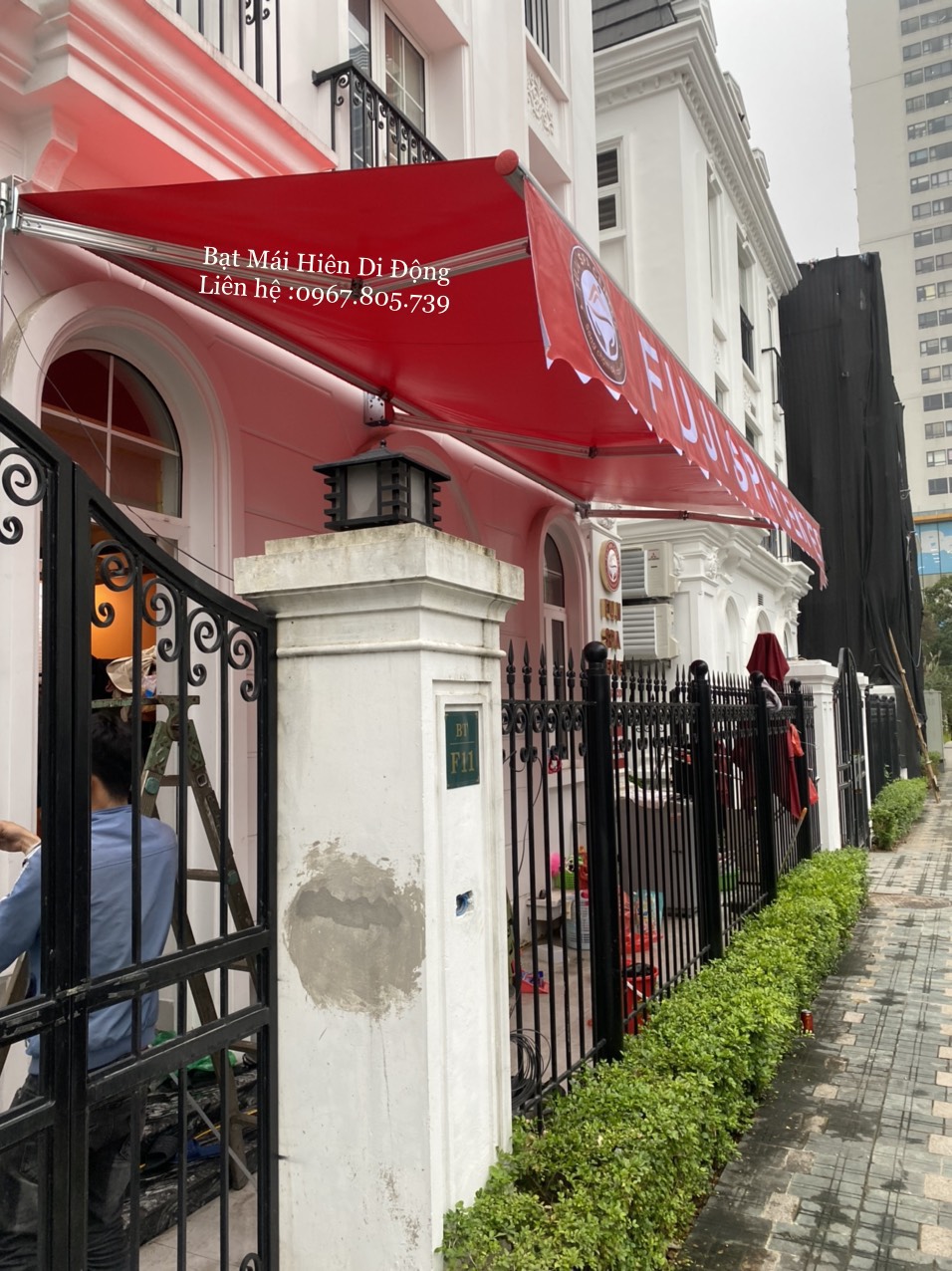 Mái Hiên Di Động cho tiệm Spa