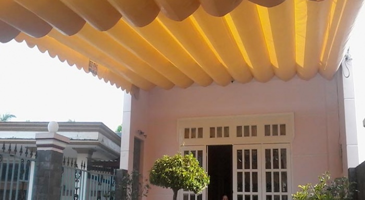 bạt mái xếp
